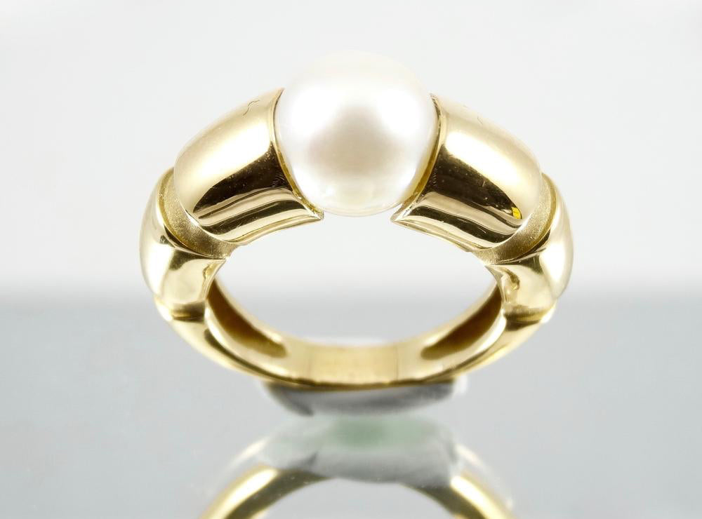 Bague MAUBOUSSIN en or et perle de culture