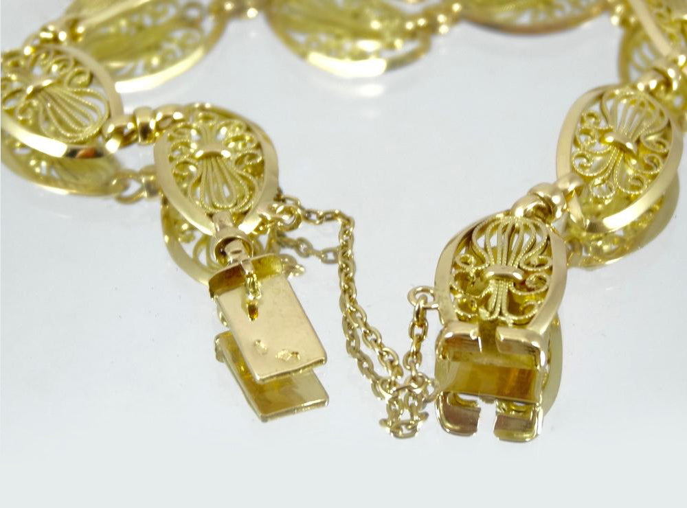 Bracelet en or jaune