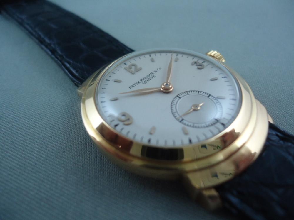 Patek Hooded Réf 484 or jaune un Collector
