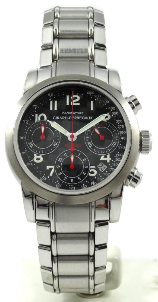 Girard Perregaux chrono F300 cadran Carbon