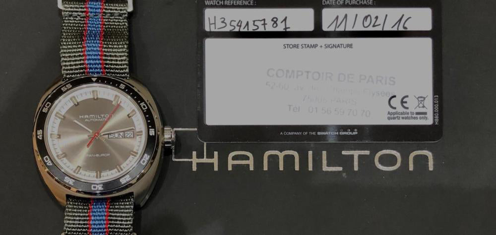 Hamilton Pan Europ 42mm