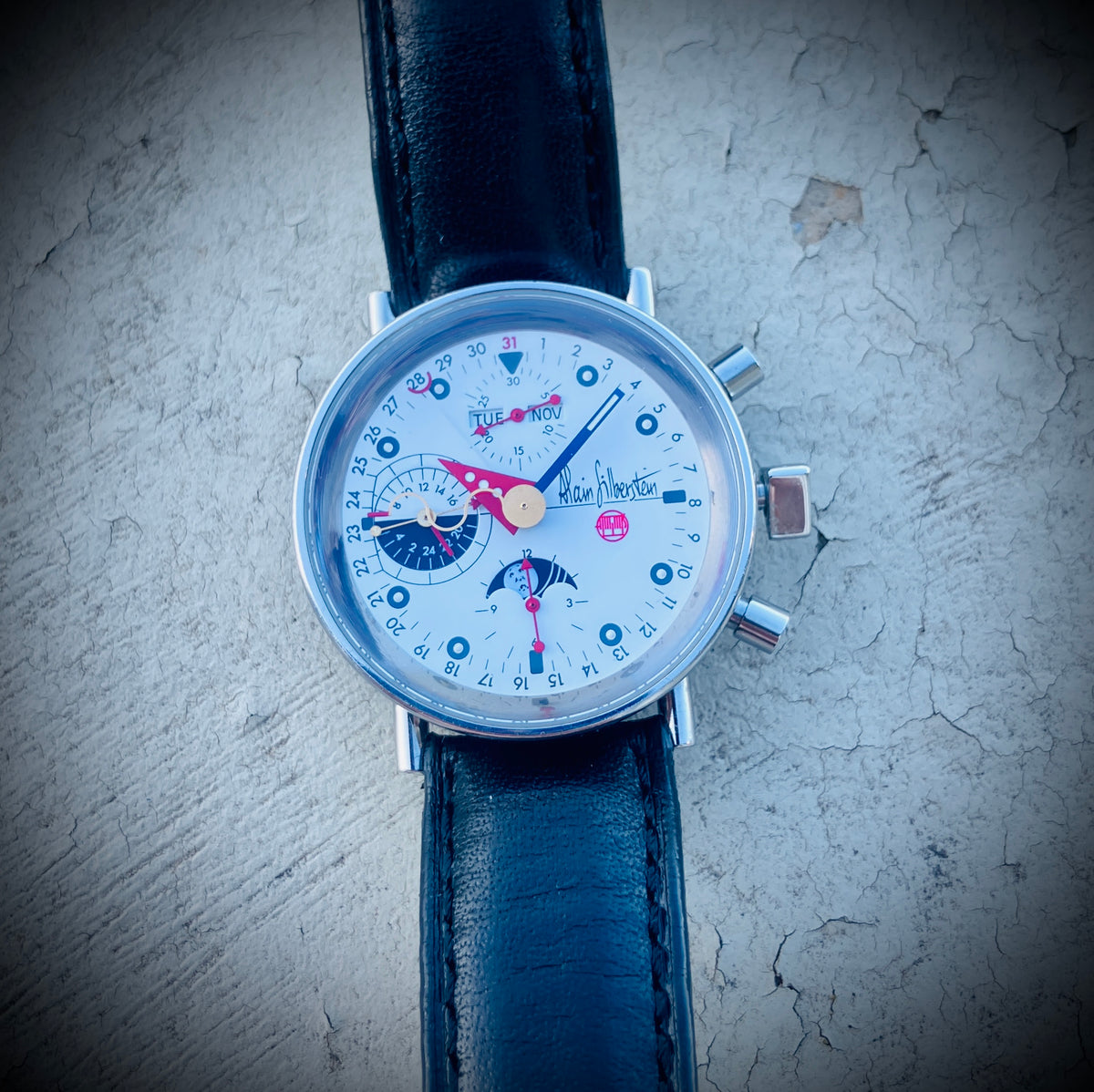 Alain Silberstein Triple Calendrier Krono 2 moon Phase ultra Collector