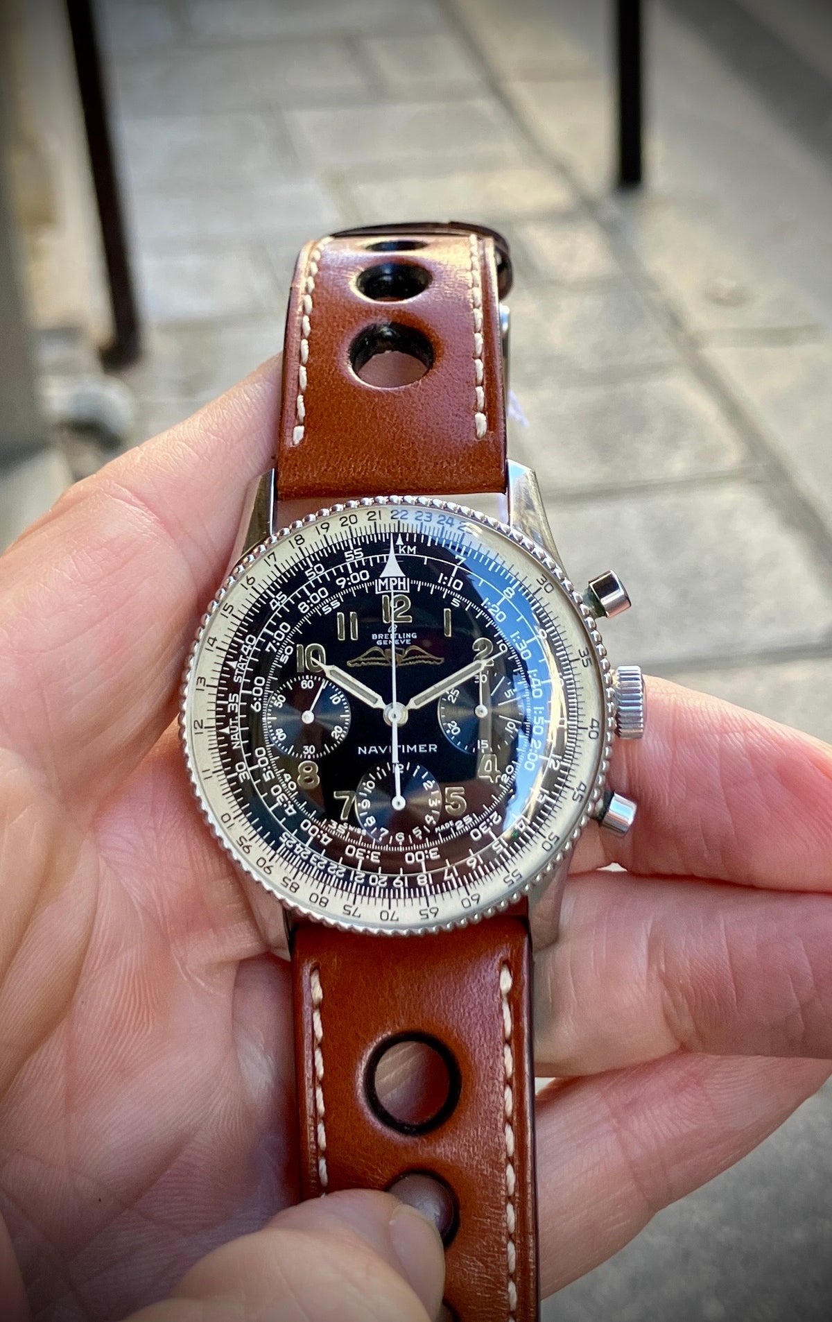 Breitling Navitimer AKA AOPA Cadran  full black  Ref 806