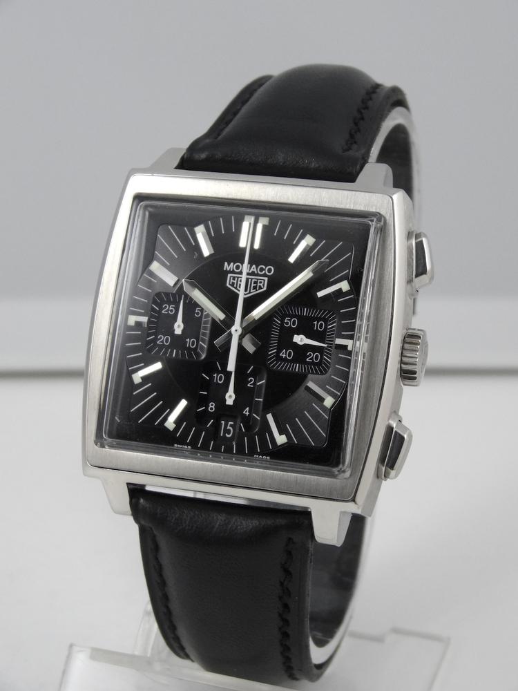 TAG Heuer Monaco chrono Noir ''Steve Mc Queen'' Boite & Papiers