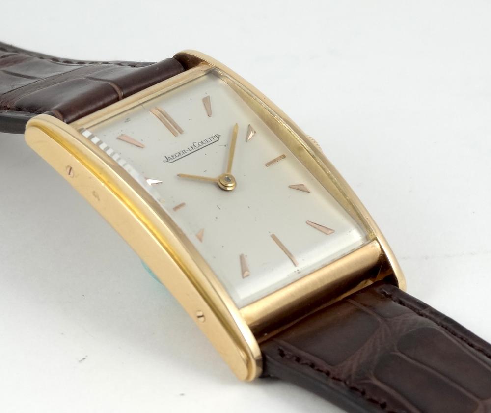 Jaeger-LeCoultre Rectangle or rose Style Art Deco Circa 1950