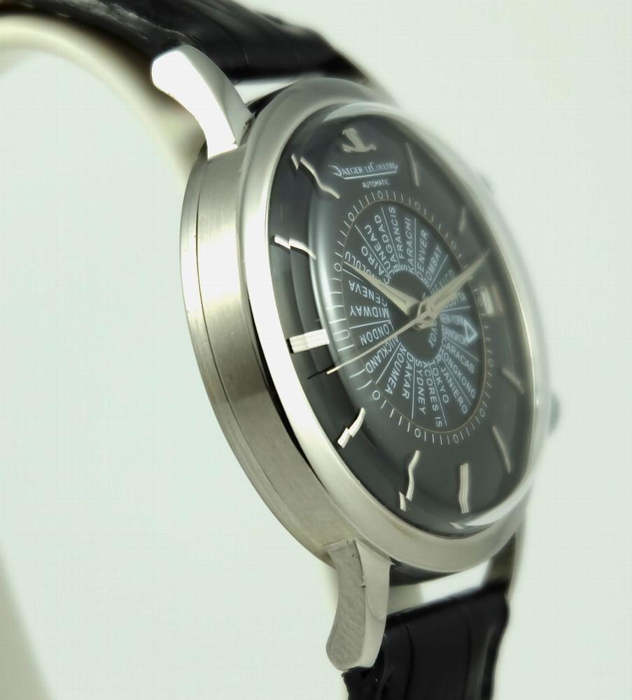 Jaeger-LeCoultre Memovox World time gilt Black Dial
