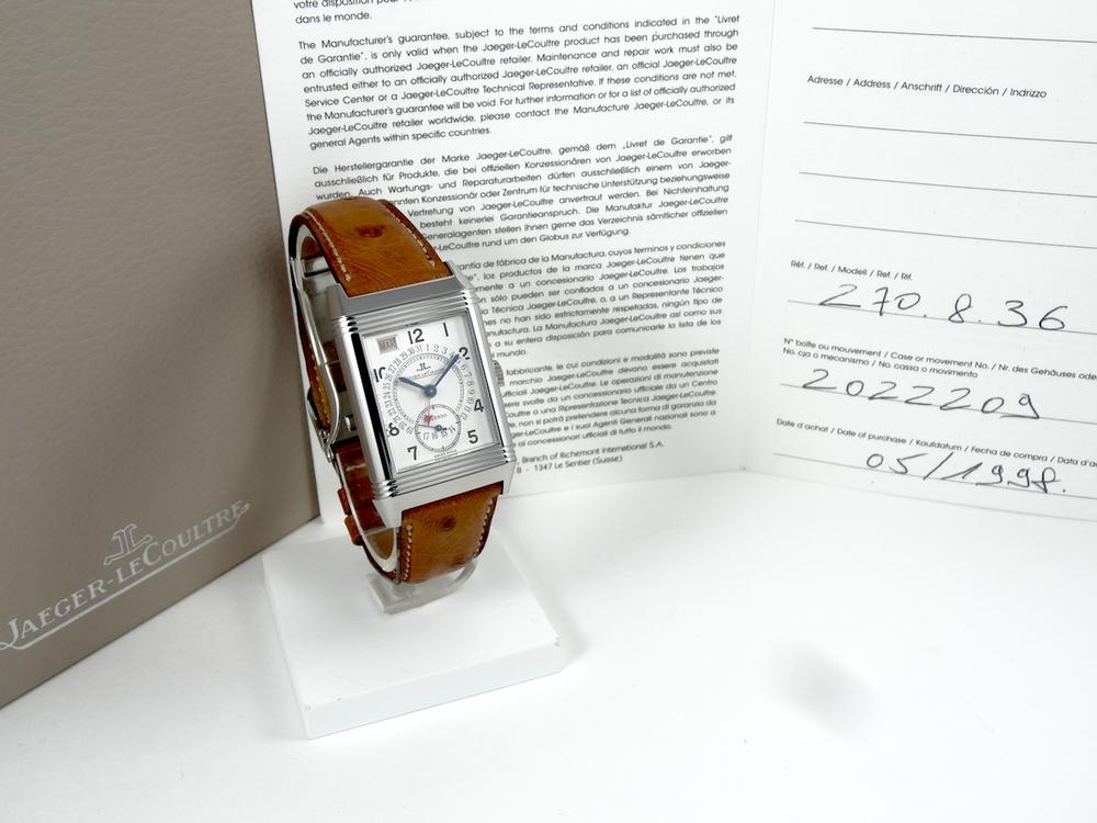 Jaeger Lecoultre Reverso référence 270.8.36 Daydate