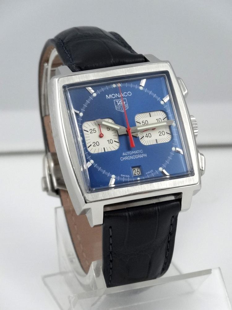 TAG Heuer Monaco Steve Mc Queen Bleue Boite & Papiers