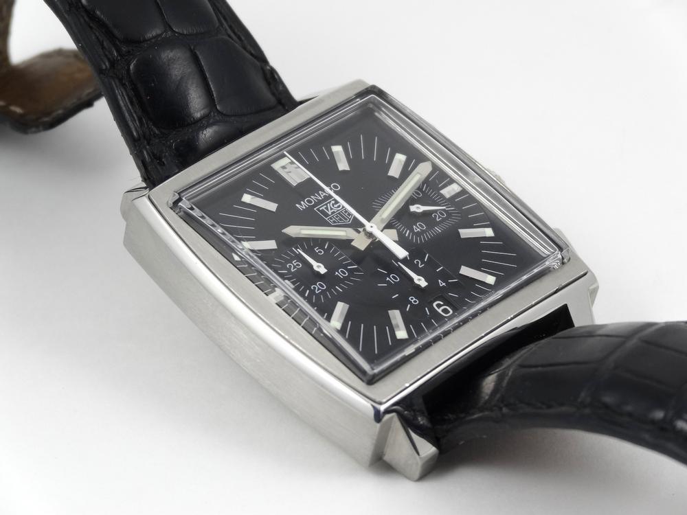 TAG Heuer Monaco Steve Mc Queen Full Set cadran noir année 2009