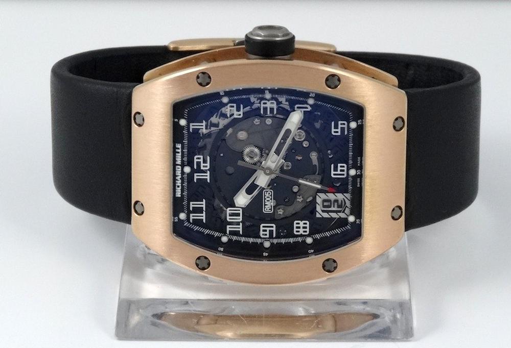 Richard Mille RM05 Or rose boite & Papiers boucle déployante