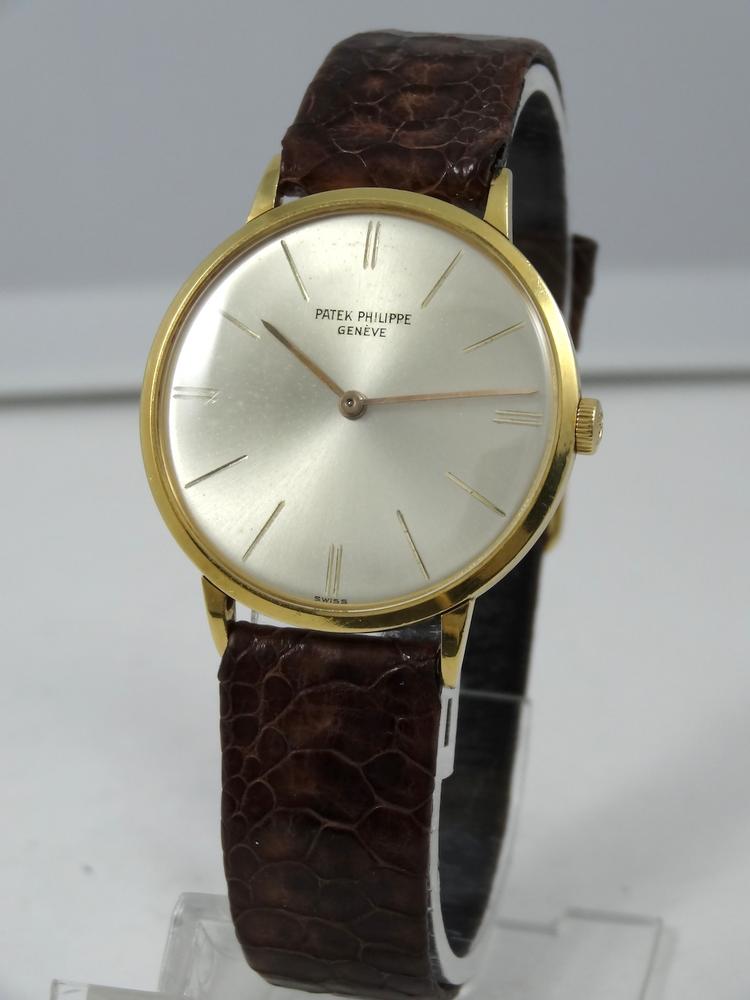 Patek Philippe Réf 3468 Calatrava Solo Tempo or jaune mécanique 34mm
