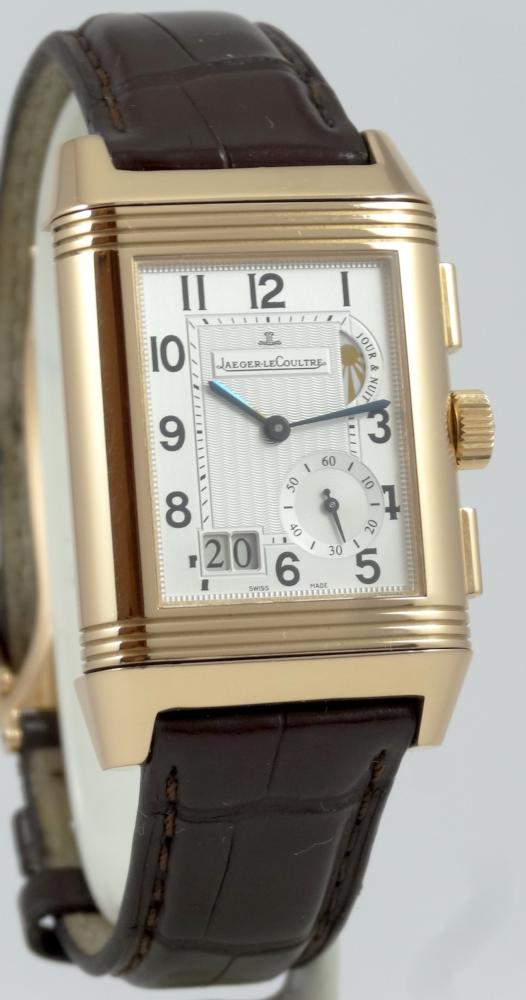 Jaeger Lecoultre or rose Grande Reverso GMT