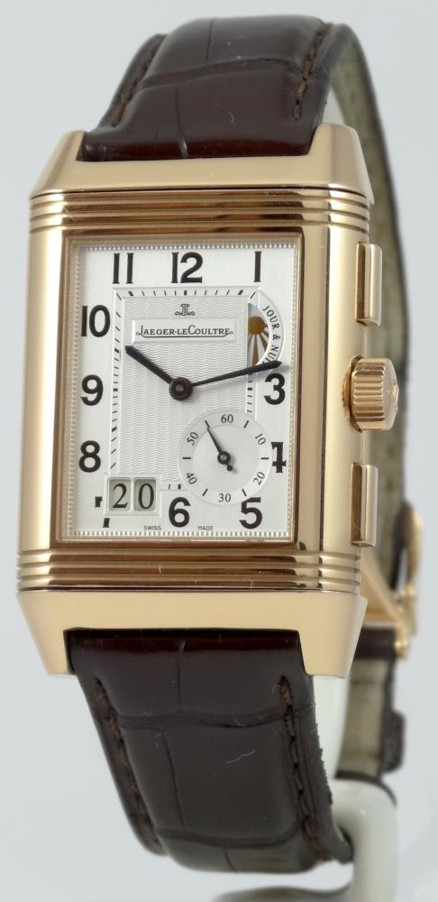 Jaeger Lecoultre or rose Grande Reverso GMT