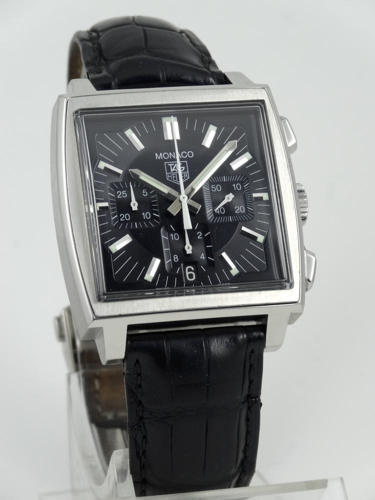 TAG Heuer Monaco Steve Mc Queen Full Set cadran noir année 2009