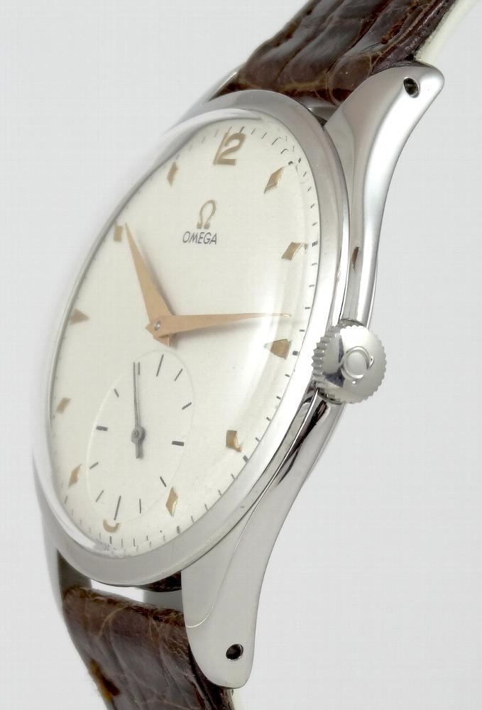 Omega Style Calatrava Acier 38mm index pointe Diamants