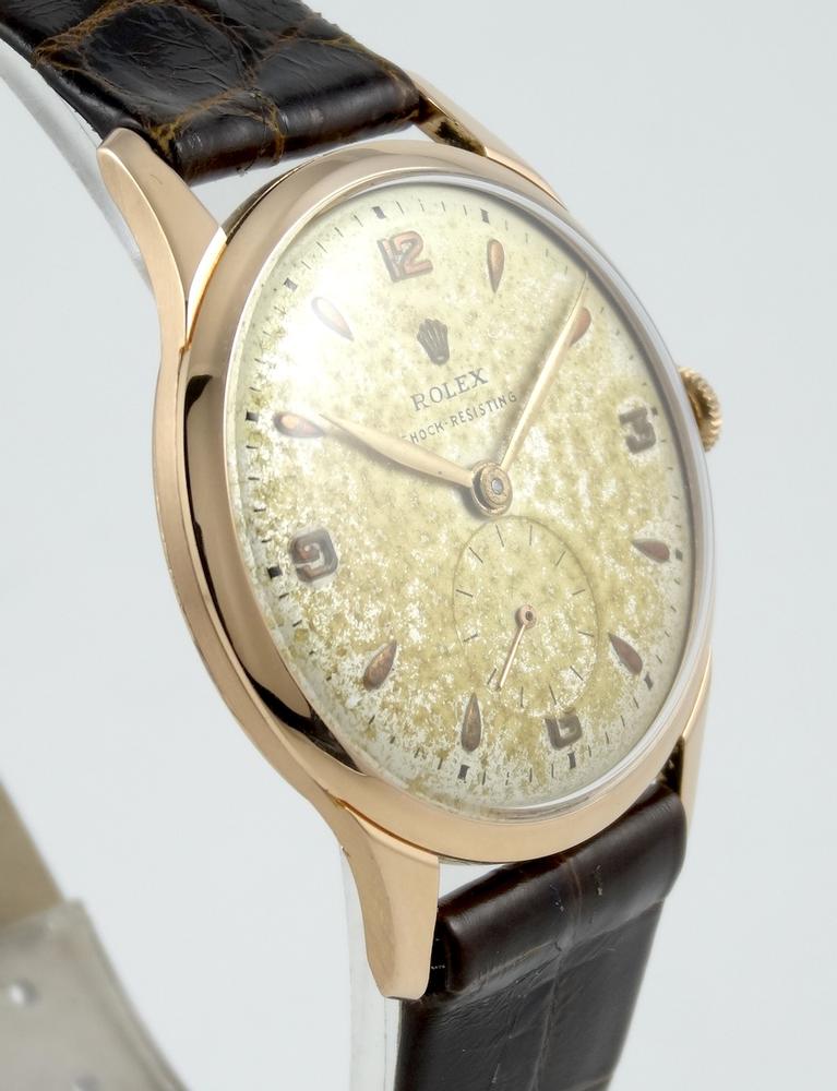 Rolex Précision or rose année 50 Calatrava