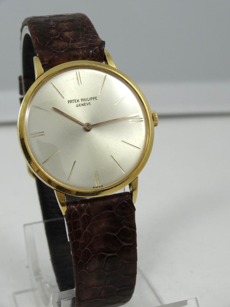 Patek Philippe Réf 3468 Calatrava Solo Tempo or jaune mécanique 34mm
