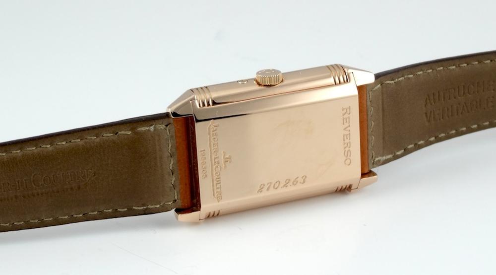 Jaeger Lecoultre Reverso Or rose Sun & Moon boite & Papiers