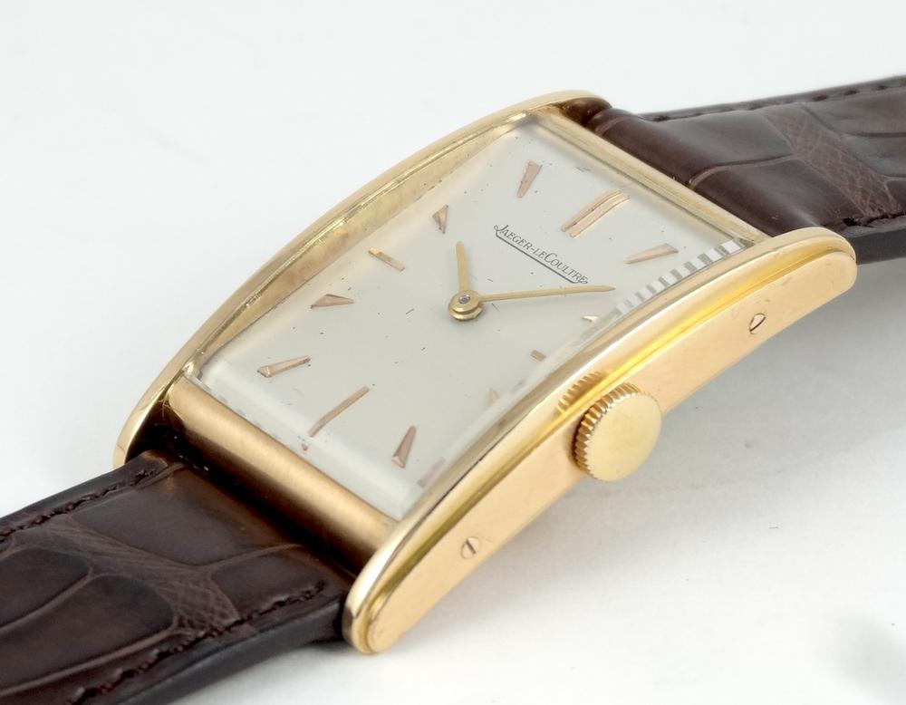 Jaeger-LeCoultre Rectangle or rose Style Art Deco Circa 1950