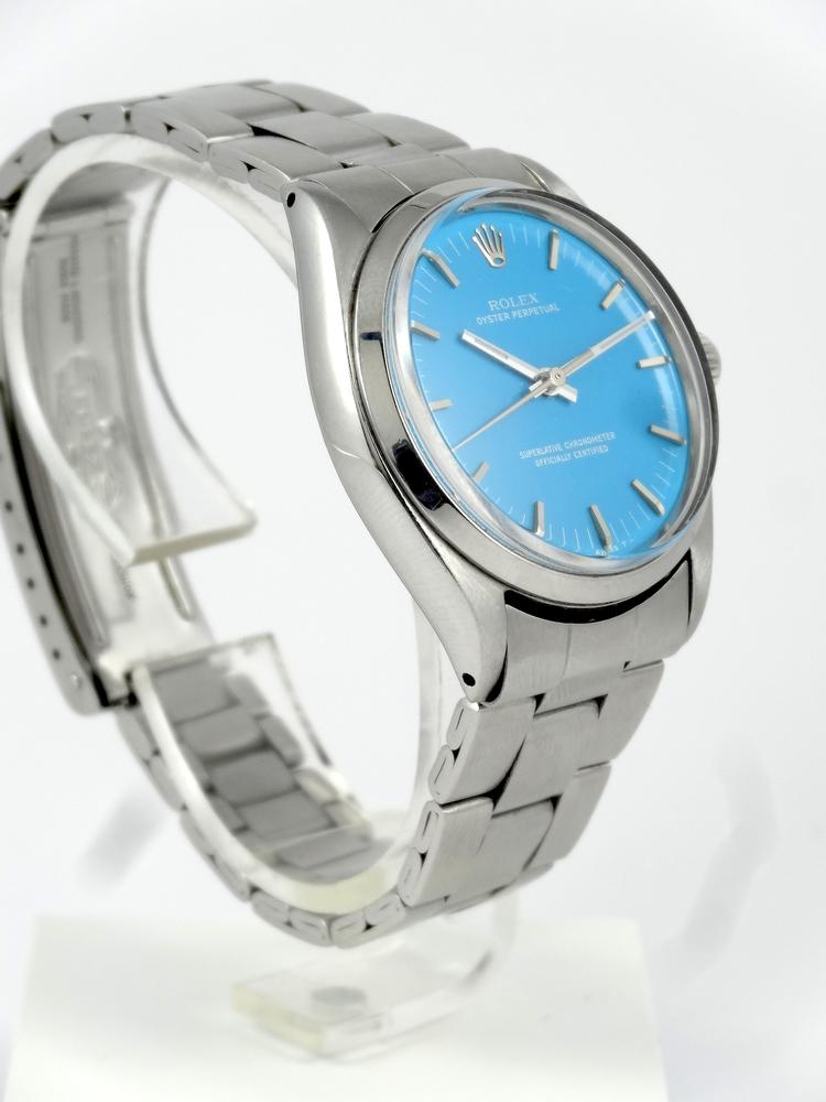 Rolex Oyster cadran Bleu Tiffany 34mm Automatic