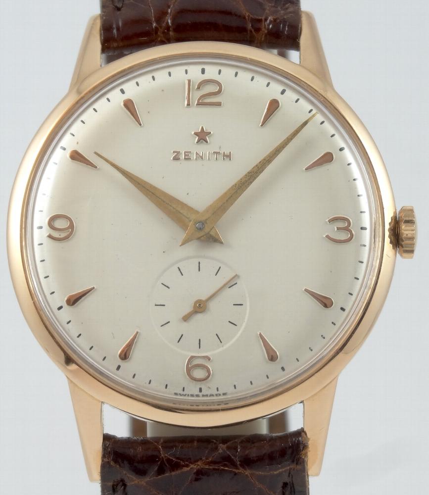 Zenith Style Calatrava or rose 37mm Circa 1950