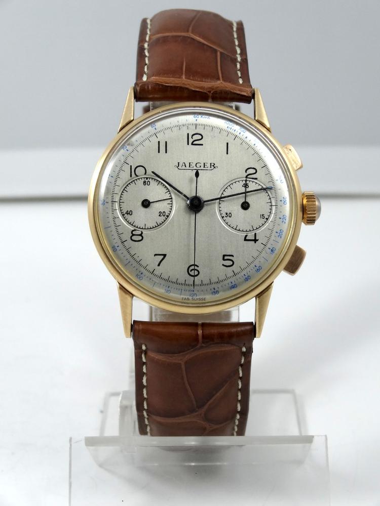 Jaeger-LeCoultre Chrono Compax Jumbo or jaune UG 285