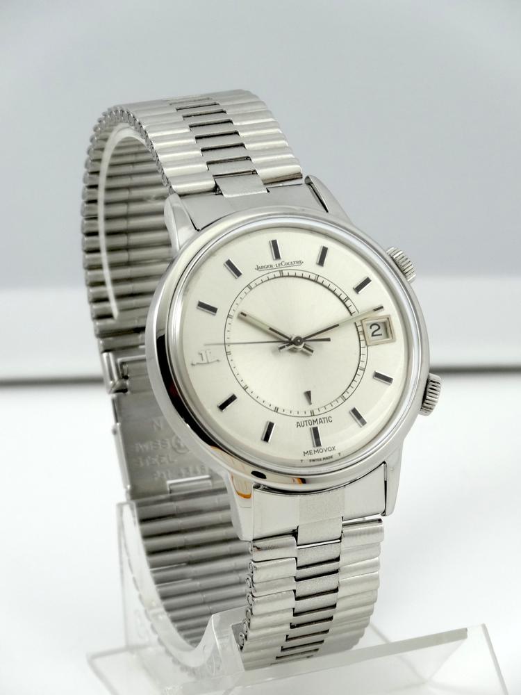 Jaeger Lecoultre Memovox Speed-Beat Jumbo tout acier Réf E875