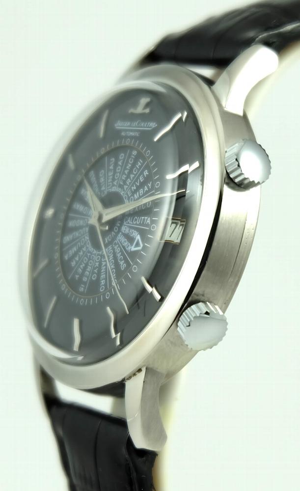 Jaeger-LeCoultre Memovox World time gilt Black Dial