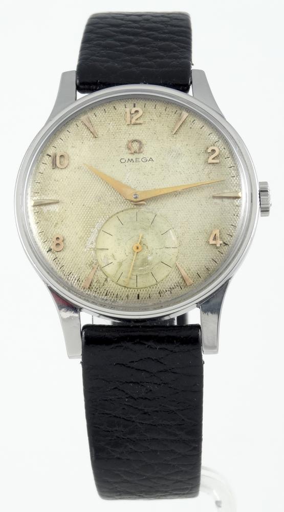 Omega Calatrava Style Réf 30T2 Jumbo cadran nid d'abeilles