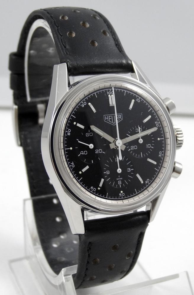 TAG Heuer Carrera Noir Chrono Re-edition 1964 boite & papiers