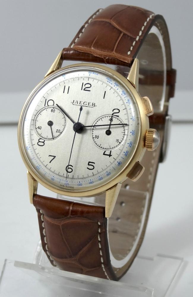 Jaeger-LeCoultre Chrono Compax Jumbo or jaune UG 285