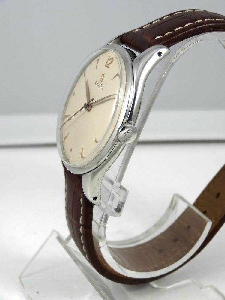 Omega 30t2 acier Grande Taille 37mm cadran crème