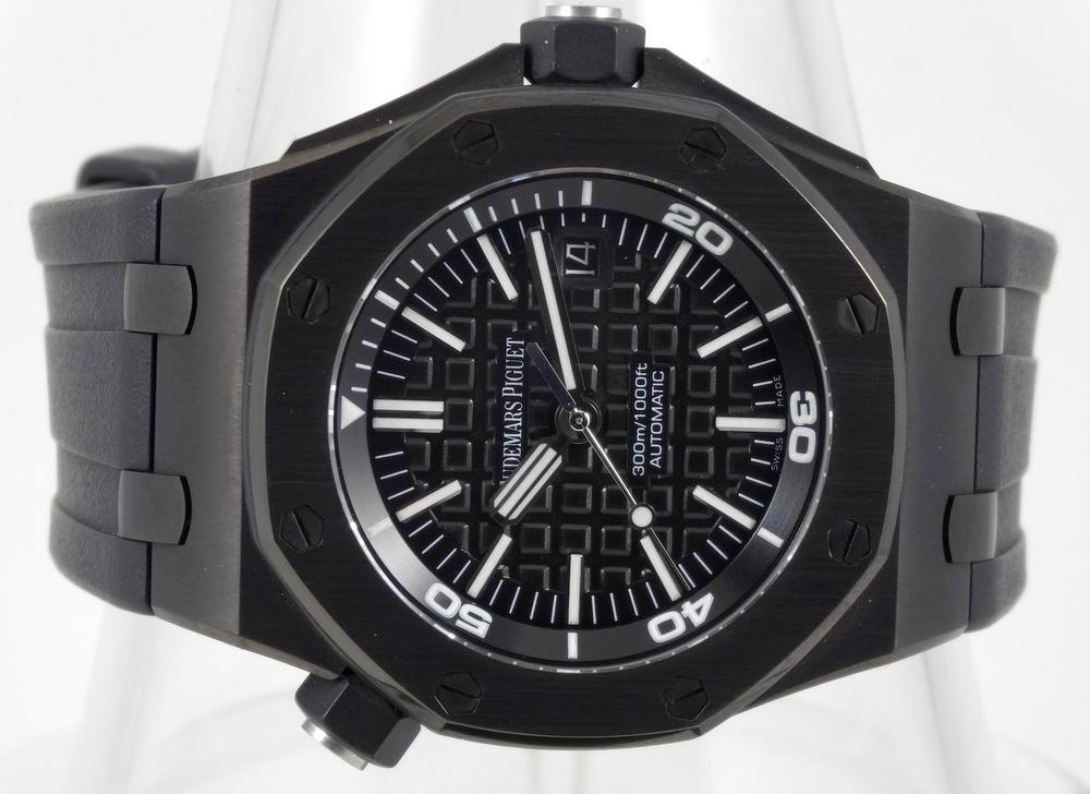 Audemars Piguet Offshore Diver Scuba Full Set 2012 Customised DLC