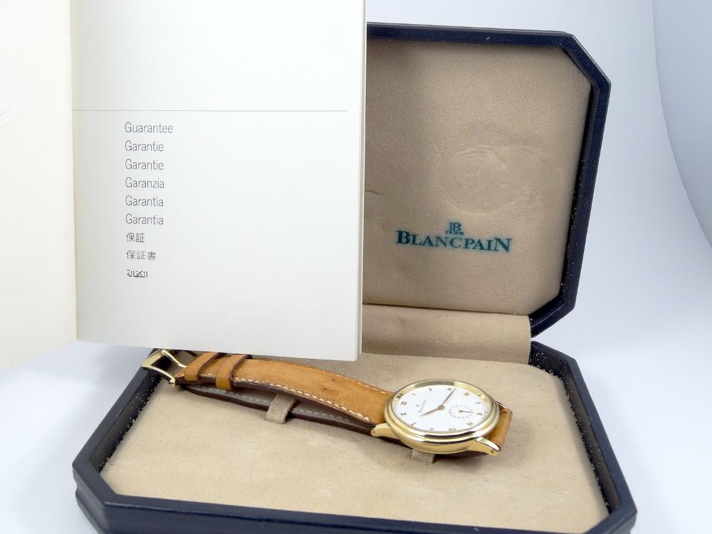 Blancpain Villeret Calendrier or jaune Extra Plate Full Set