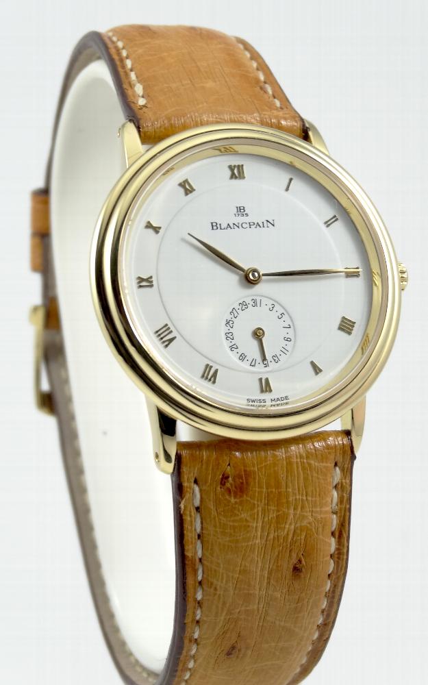 Blancpain Villeret Calendrier or jaune Extra Plate Full Set