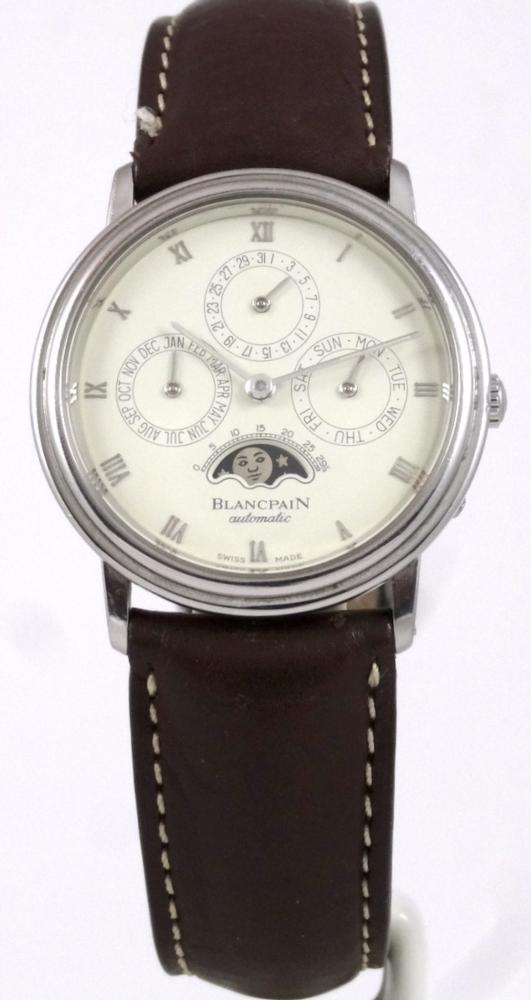 Blancpain 35mm Triple Quantième Phase de lune acier