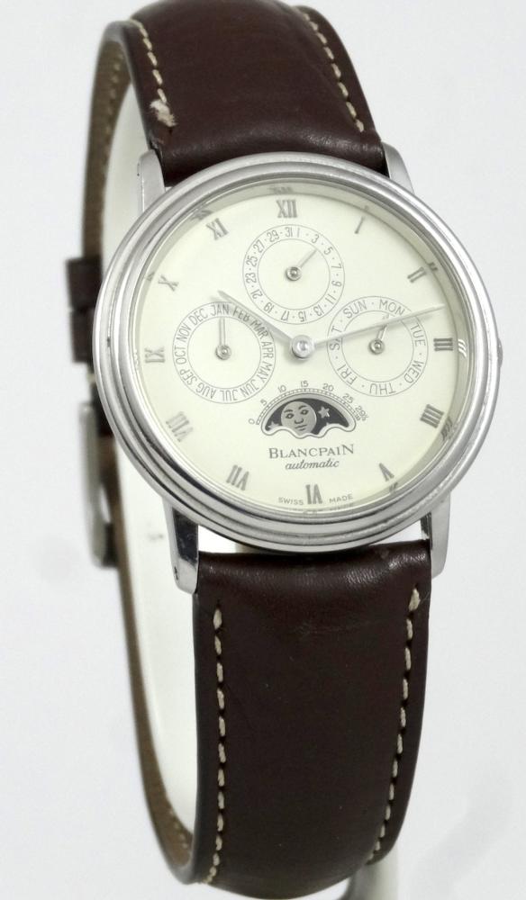 Blancpain 35mm Triple Quantième Phase de lune acier
