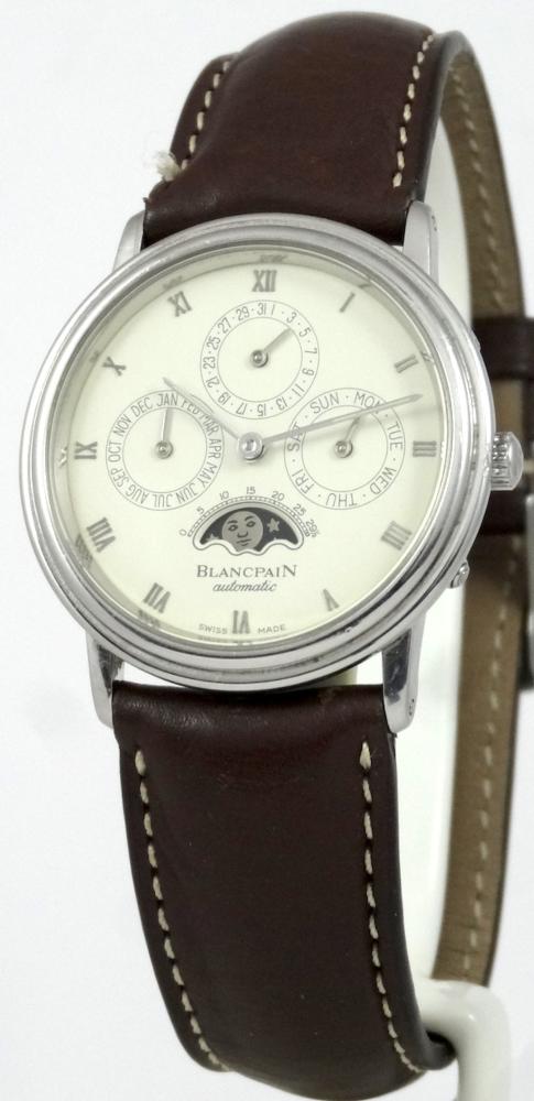 Blancpain 35mm Triple Quantième Phase de lune acier