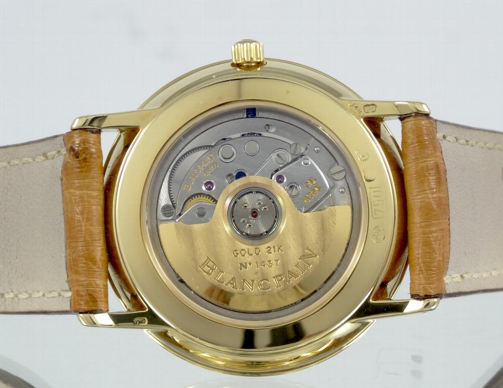 Blancpain Villeret Calendrier or jaune Extra Plate Full Set