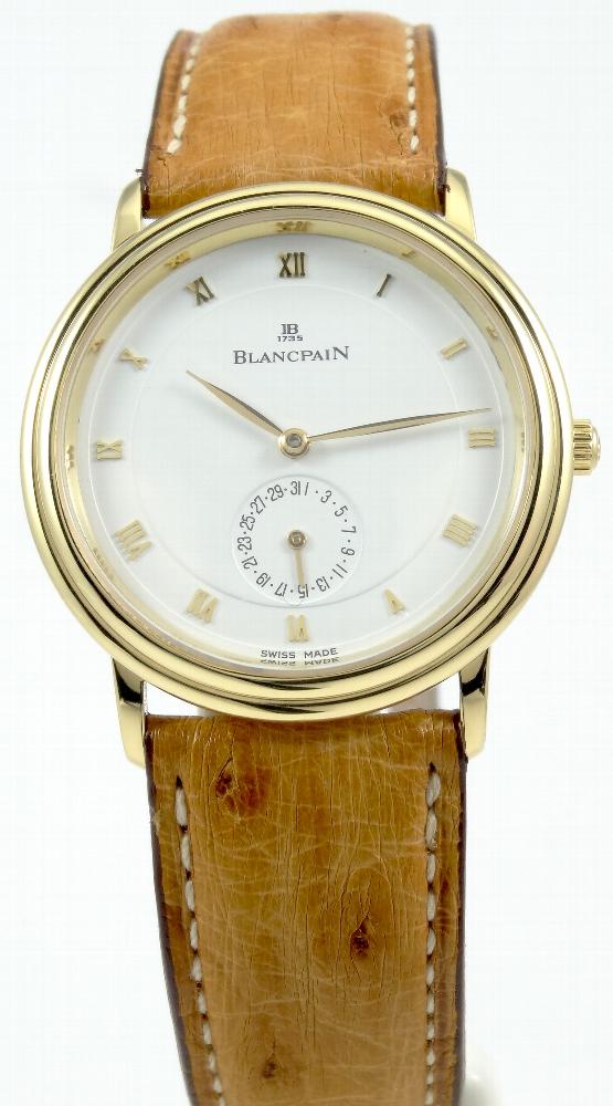 Blancpain Villeret Calendrier or jaune Extra Plate Full Set