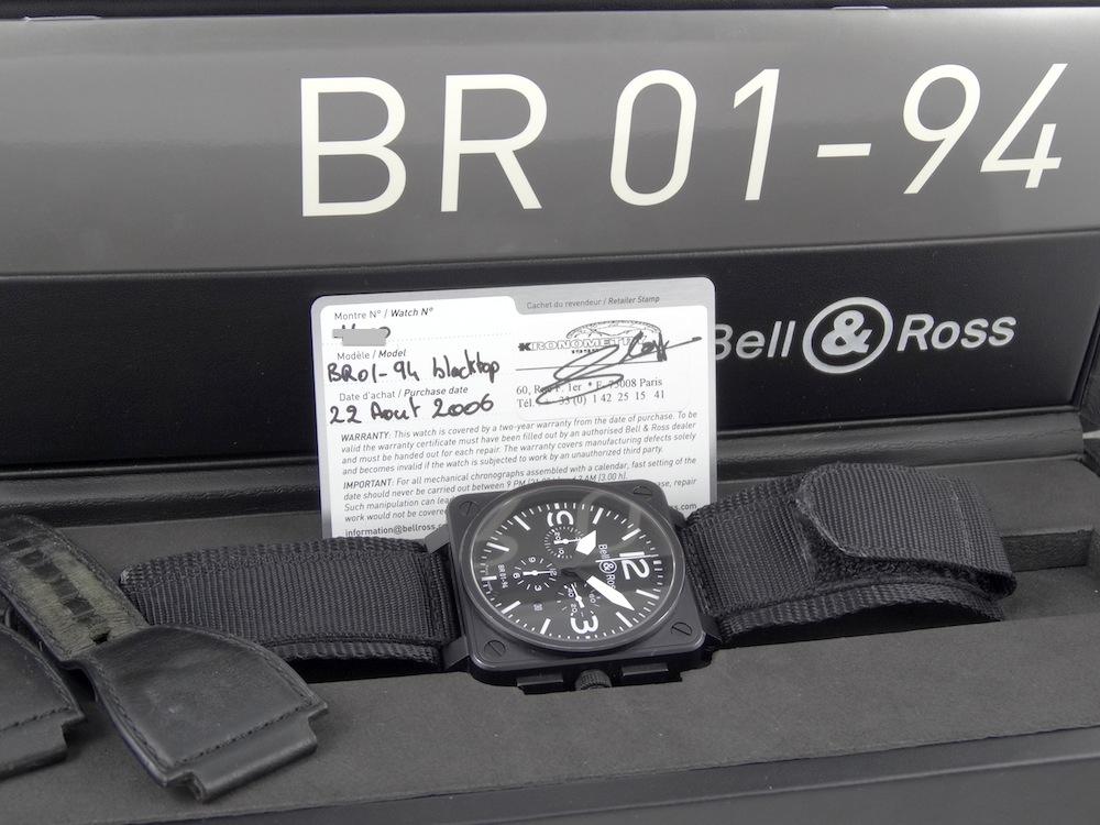Bell & Ross BR01-94 Instrument PVD Chrono Full Set