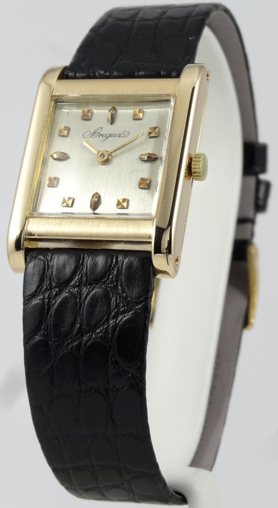 Breguet Tank cadran Argent Circa 1950