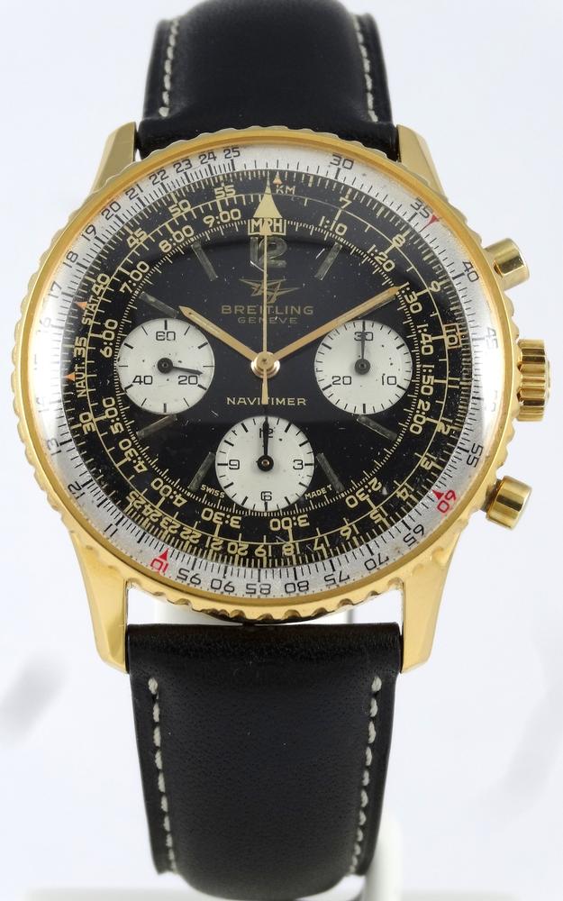 Breitling Navitimer Twin Jet Cadran gilt Or & Acier