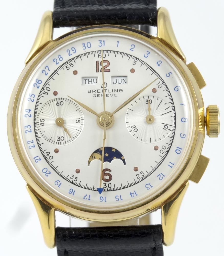 Breitling Chrono Triple Quantième Phase de lune 36mm