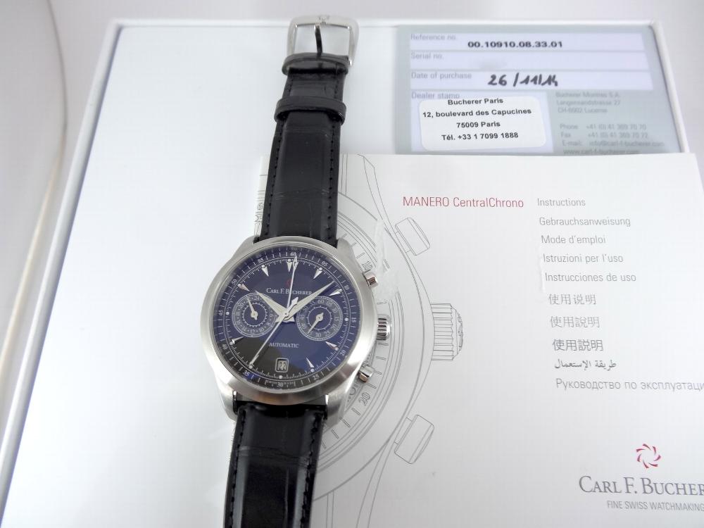 Carl F. Bucherer Manero Central Chrono Comme neuve