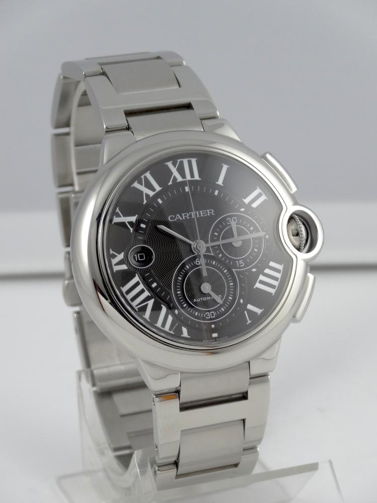 Cartier Ballon Bleu Chrono Acier XL Dimension 44mm