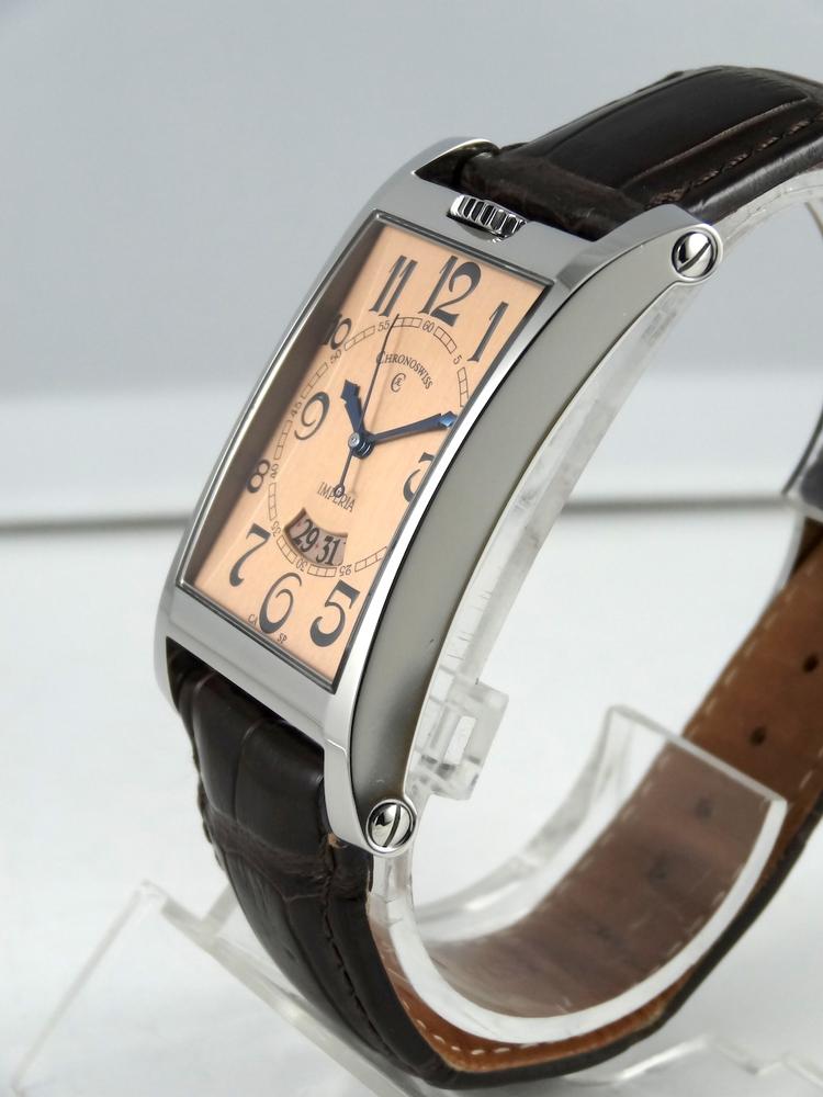 Chronoswiss acier tank curvex