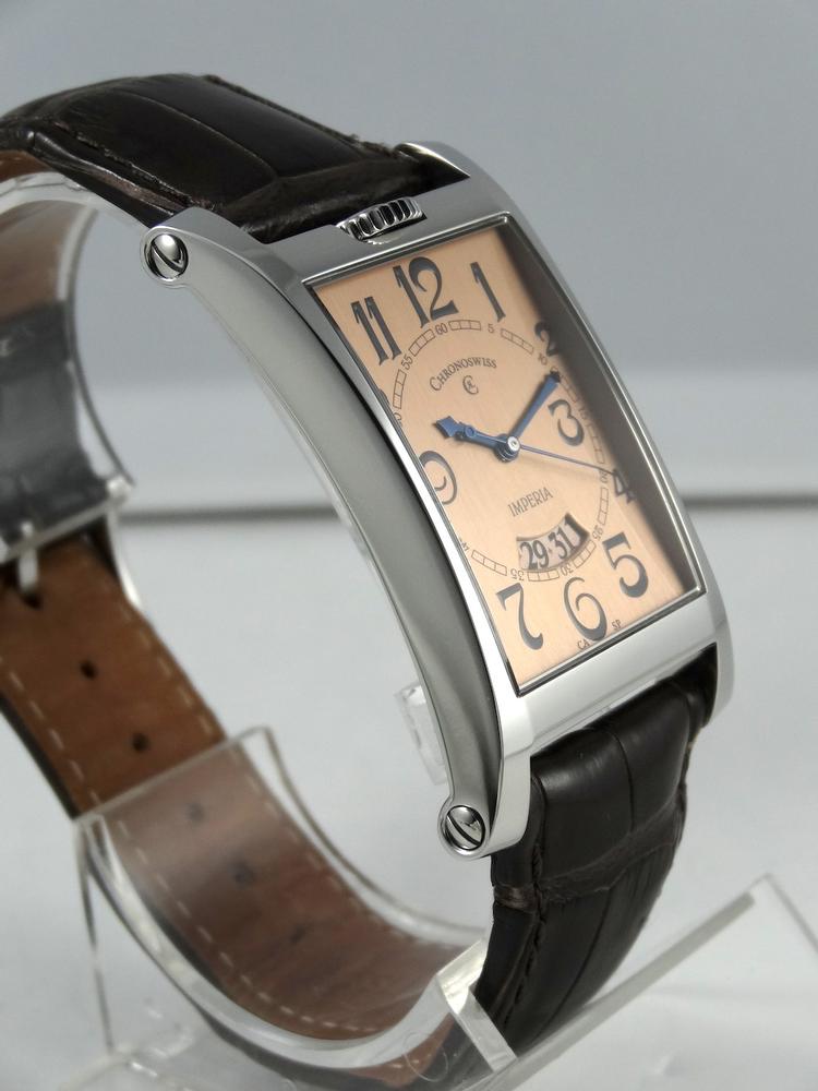 Chronoswiss acier tank curvex