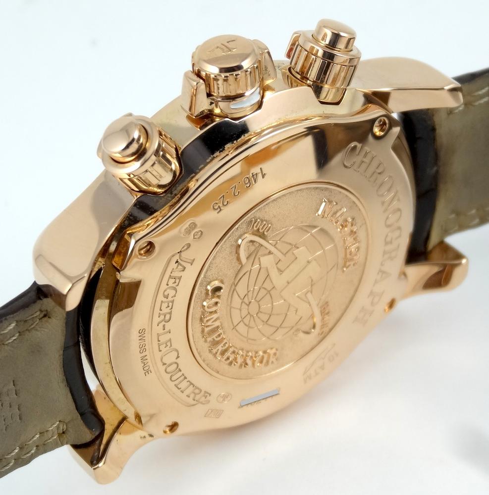Jaeger-LeCoultre Master Compressor Chrono or rose Full Set