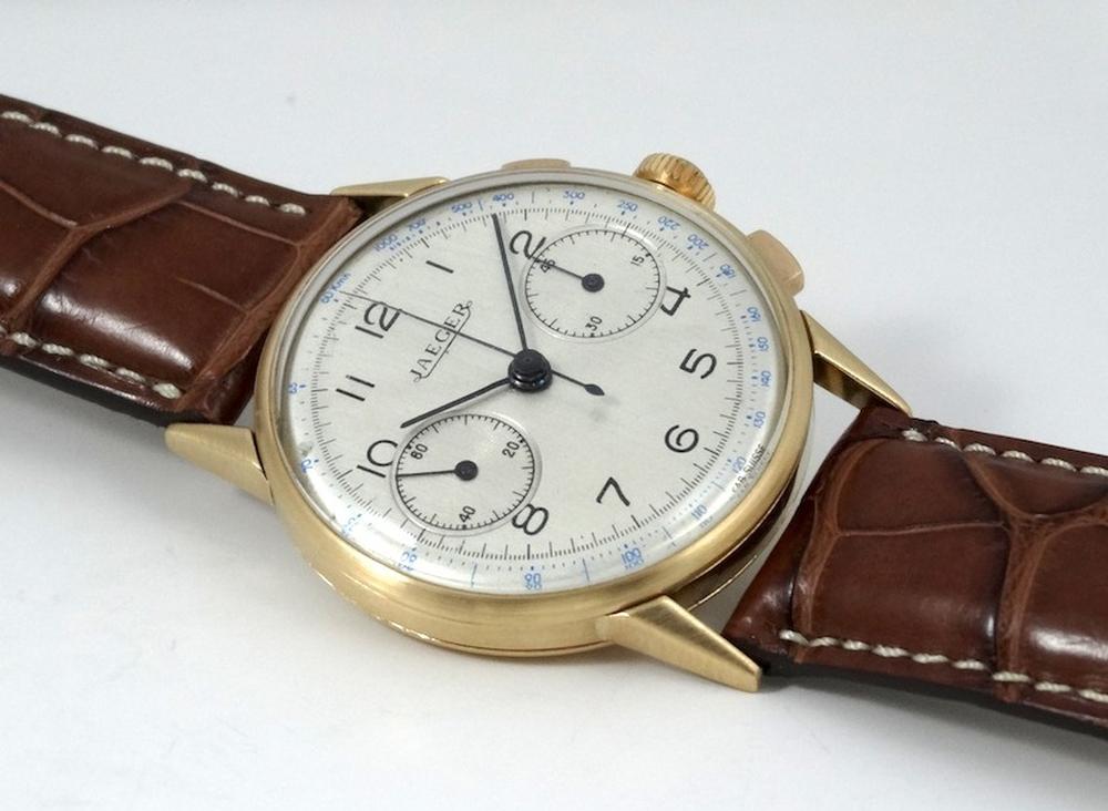 Jaeger-LeCoultre Chrono Compax Jumbo or jaune UG 285